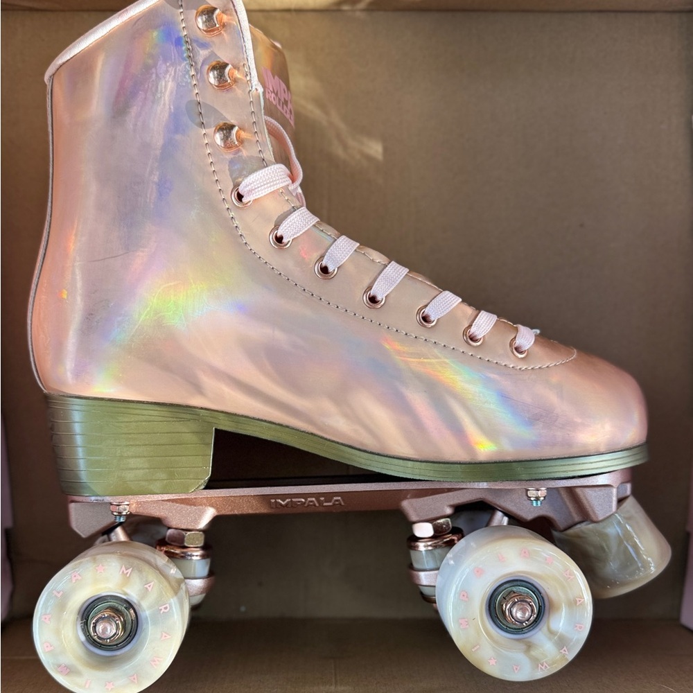 Iridescent Roller Skates